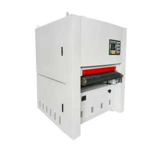 CNC Automatic Wide Belt Wood Sanding Machine Heavy Duty Wood Polishing Drum Sander Gear Bearing Easy Operate for Woodworking