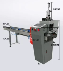 CNC Column Drilling Machine for Louver Single Double Row Holes Milling 150mm Max Drilling Dia Multifunctional