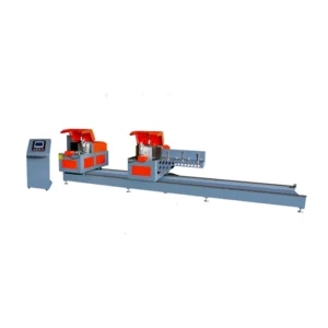 CNC Double-Head Saw and Aluminum Corner Cutting Machines Door and Window Manufacturing Metal Cutting Machinery