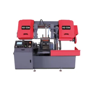 CNC Full Automatic Band Saw Machine Metal Cutting Intelligent and Horizontal Metal Cutting Machine with Hydraulic Clamp
