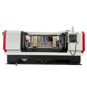CNC Horizontal Flat Bed Twin Spindle GSK Control Medium Duty Precision Bench Lathe Machine for Metal Tubing