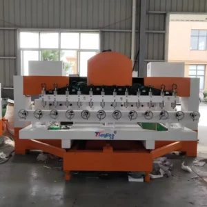 CNC Multi Head 4 Axis Router Machine for Wood Sofa Chair Table Back Leg Carving for 6 8 Heads Rotary NC Studio Mach3 Motor PLC