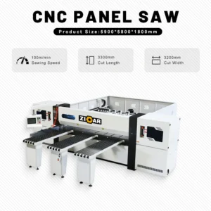CNC Panel Beam Saw Woodworking Cutting Machine MJ6233A for Furniture Computer Panel Saw Cutting Machine