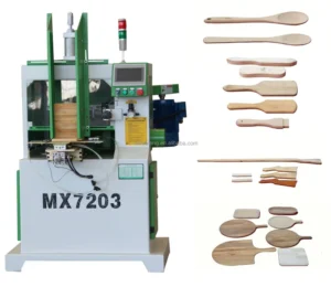 CNC Profiling and Routing Machine Automatic Copy Milling Woodworking for Bamboo Cup Lid and Chess Pieces Carving