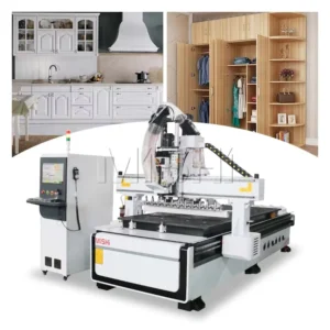 CNC Router Machining Center Auto Tool Sensor Woodworking Servo Motor 1325 Furniture Cabinet Making Machine