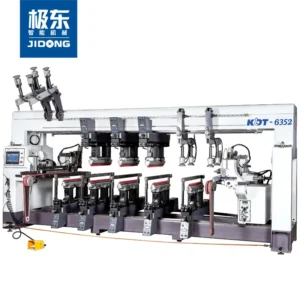 CNC Servo Automatic Multi Row Drilling Machine Efficient Precise Wood Boring Includes Material Receiving