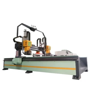 CNC Solid Wood Door 4 Sides Cutting Machine Woodworking CNC Automatic Wooden Panel Four Side Edge Cutting Saw