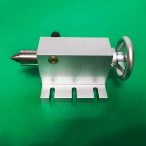 CNC Tailstock 4 Axis MT2 Rotary Axis for Wood Router Metal CNC Carving Milling Machine Lathe Engraving Machine Chuck Use
