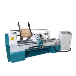 CNC Wood Round Square Materials Rotary Lathe Machine for Stairs Making