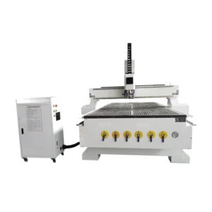 CNC Woodworking Router Milling Cutting Machine with 3.5KW Air Cooled Spindle for Door Panel Processing