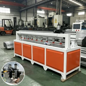 CNC Woodworking Slotting Machine 8 Modes Multi Functional Grooving and Drilling Machine for Furniture Panel Processing