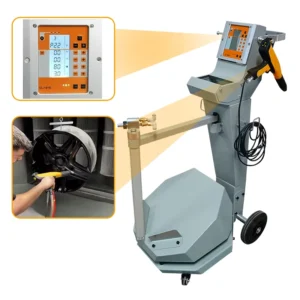 COLO-191S Box Feed Type Electrostatic Powder Coating Paint Machine for Alloy Wheel