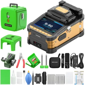 COMPTYCO High precision Six Motor Fiber fusion Splicer S 90 5 inch Touch Screen 8S Welding 18S Heating Fiber fusion Splicer