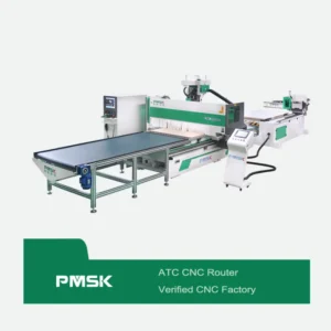 Cabinet Door Furniture 1325 ATC 9kw Wood CNC Router Machine With 12 Tools