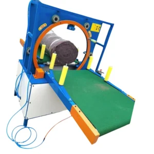 Cabinet Furniture Horizontal Laminating Door Packing Machine Small Orbital Stretch Packing Machine