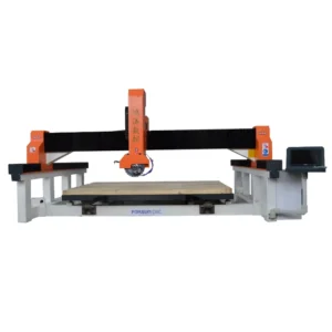 3D 5 Axis CNC Router Stone Sculpture Bridge Saw Stone Cutter Machine Granite CNC Engraver Carving