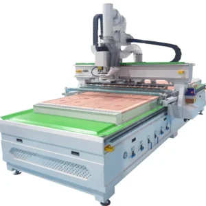 Cabinet Furniture Industry Wood MDF Processing CNC Router Nesting Machine 1830 Straight Change Machining Center