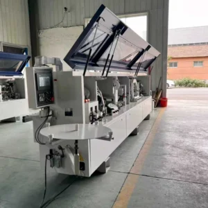 Cabinet High Speed Automatic JSY700S Edge Banding Machine Glue Pot Milling Profile Tracking Woodworking Machine