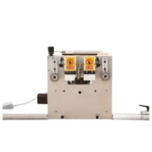 Carpenter Desktop Wood Boring Machine Integrated Side Hole Punching and Section Cutting for DIY Projects