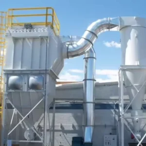 Central Pulse Baghouse Cement Plant Dust Collector Industrial Waste Gas Treatment 99.97% Efficiency 16000