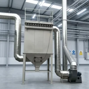 Centralized Workshop Dust Collection Unit with Pulse Bag Dust Collector