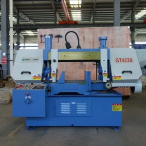 China Factory Band Saw Machine for Iron Beam Cutting with Mechanical Tension and Motor Automatic Saw for Metal 5 Year Warranty