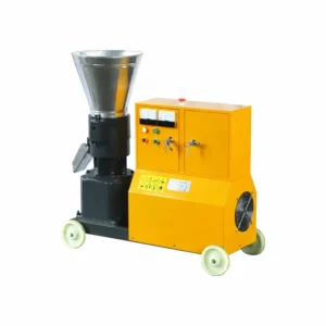 China Made Electric Motor Small Wood Pellet Mill Flat Plate Pellet Machine Rice Husk Pellet Press with CE