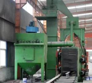 China Manufacturer Q69 H Beam Sand Blasting Steel Cleaning shot Blasting Machine