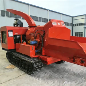 China Professional Wood Chipper Palm Tree Crusher Tree Branches Self Feeding Wood Shredder Grinder