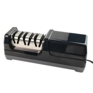 Commercial Electric Knife Sharpening Machine Professional 3-in-1 Diamond Sharpener with 360#-600# Grit Universal Voltage