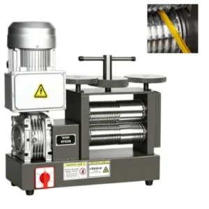 Compact Benchtop Metal Rolling Mill Machine for Jewellery Designers Gold Silver Copper Processing Tool