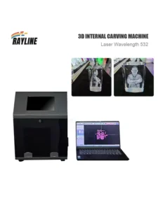 Compact Desktop 3D Laser Engraving Machine for Precision Engraving on Wood Acrylic and Glass