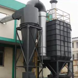 Construction Baghouse Dust Collector System Motor 99.97% Efficiency Stainless Steel Low Resistance Stand-Alone Central Dust