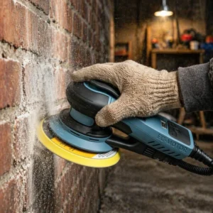 Corded 400W Rotary Orbital Sander 6 Variable Speed Brushless Sander Tool for DIY Projects