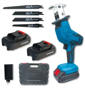 Cordless DIY Reciprocating Saw Industrial Strength for Metal Wood & PVC Plastic