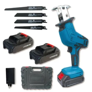 Cordless DIY Reciprocating Saw Industrial Strength for Metal Wood and PVC Plastic
