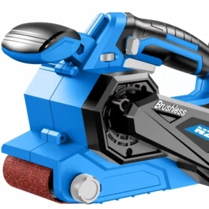 Cordless Orange Blue Red PA6 GF30 Housing Professional Portable Brushless Belt Sander for Sanding Tools