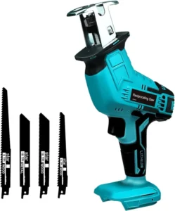 Cordless Reciprocating Saw for Wood Metal PVC Cutting Portable Saber Saw Ergonomic Design Lightweight