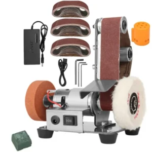 Cross border Mini Sander mini Electric Belt Sander sandpaper Machine polisher woodworking Sanding and Sharpening Tool