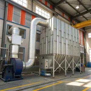 Customizable High Efficiency Industrial Dust Collector with Pulse Bag Technology Central Dust Removal System