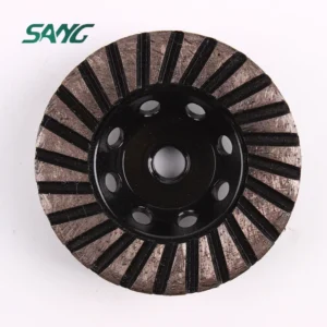 Customized Turbo Diamond Grinding Cup Wheel for Angle Grinder Granite Marble Concrete Stone Polishing Diamond Cup Wheel