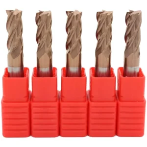 D1 20MM 4 Flute Tungsten Square End Mill Cutter CNC Milling Cutters with HRC55 Coated Solid Carbide