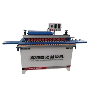 DW702 High Speed Automatic Edge Banding Machine All in One for Woodworking Workshop Scenes Auto Trim & Polish