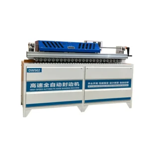 DW902 Edge Banding Machine with Auto Gluing Trimming Buffing and Automatic End Cutting