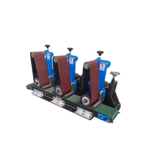 Desktop Dual Station Flat Polishing and Wire Drawing Machine Metal Plate Deburring Rust Removal Wire Drawing Machine