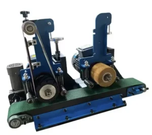 Desktop Dual Station Flat Polishing and Wire Drawing Machine Metal Plate Deburring Rust Removal Wire Drawing Machine