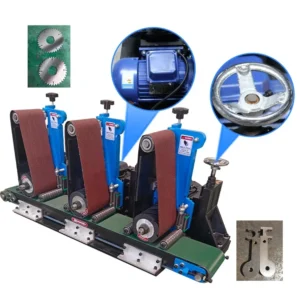 Desktop Dual Station Flat Polishing and Wire Drawing Machine Metal Plate Deburring Rust Removal Wire Drawing Machine