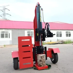 Diesel Hydraulic Wood Chipper Vertical Horizontal Operation Automatic Reflux Motor Core Wood Splitter Machine