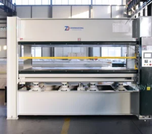 Door Panel Hot Press Machine Automatic Hydraulic Plywood Woodworking Furniture MDF Veneer Laminate Pressing Multi Layer Factory
