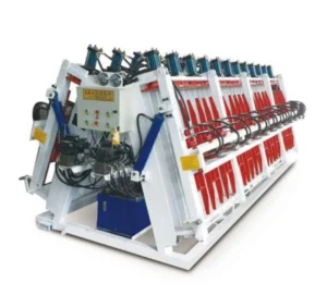 Double 2 Sides Hydraulic Woodworking Wood Beam Door Vertical Pressing Laminating Laminated Press Composer Clamp Carrier Machine